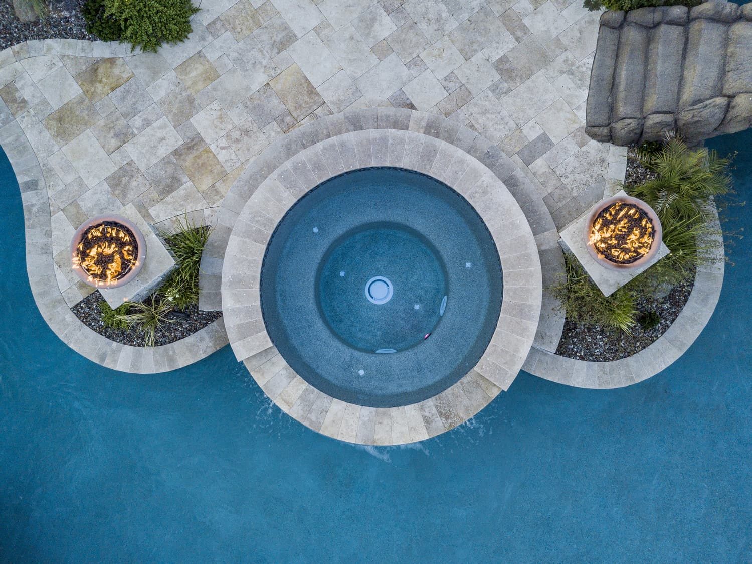 Spa within the lagoon