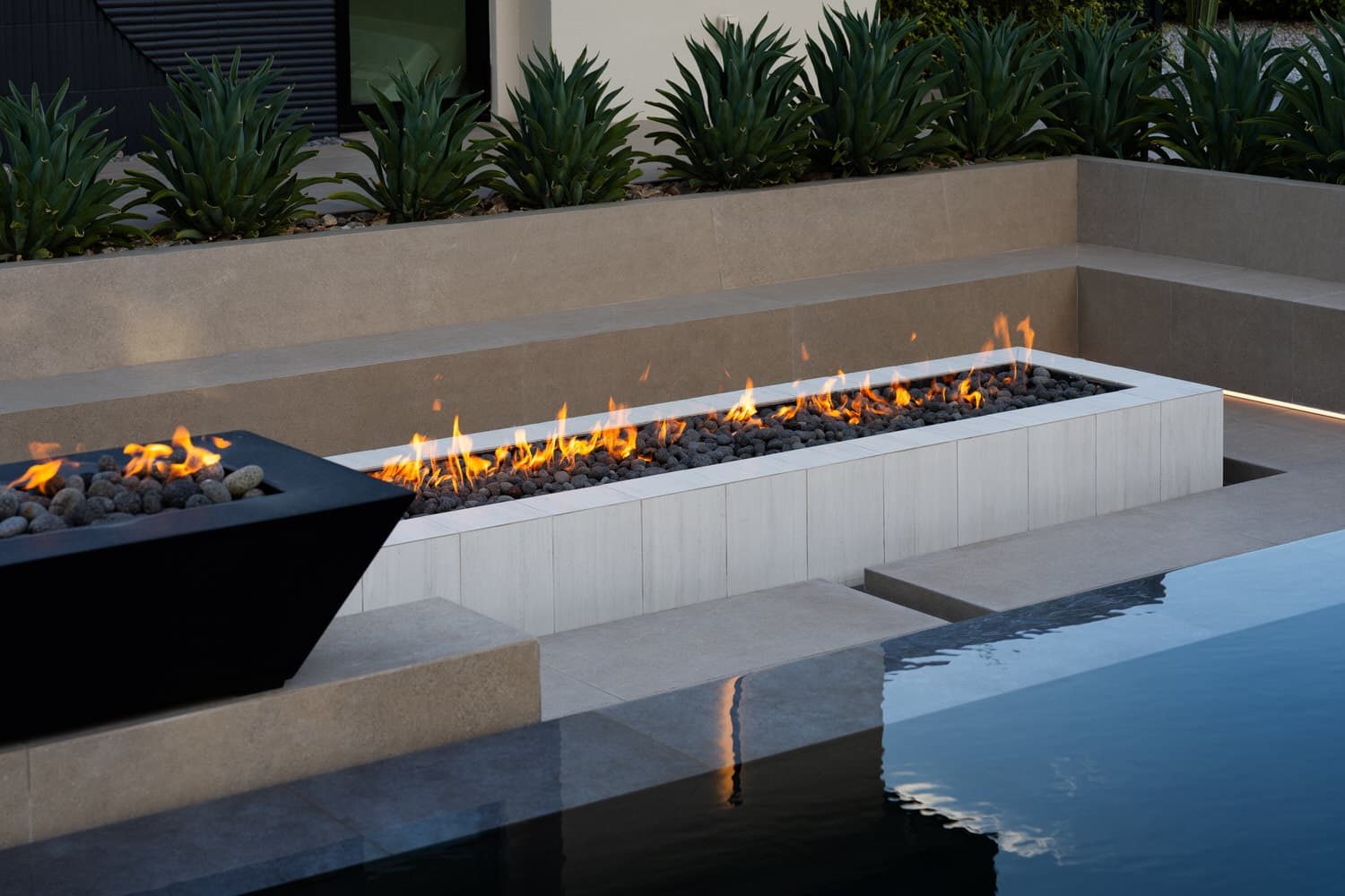 Ianello — the fire trough at dusk